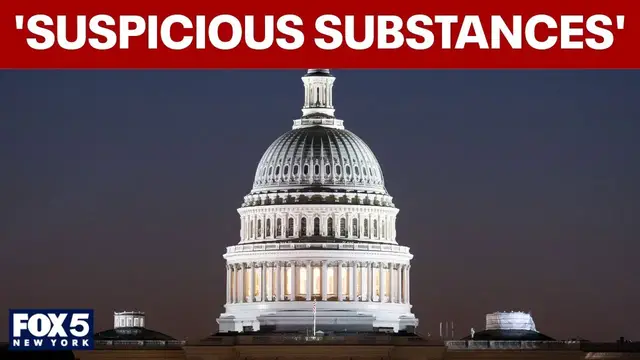 Video thumbnail for Letters containing 'suspicious substances' sent to politicians