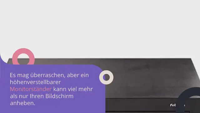 Video thumbnail for Höhenverstellbarer Monitorständer Test 2024