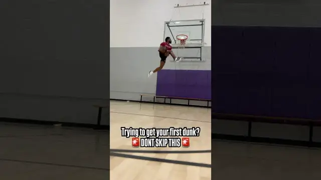 Video thumbnail for If your wanting to get your first dunk this video is for you - From Pro Dunker #basketballtraining