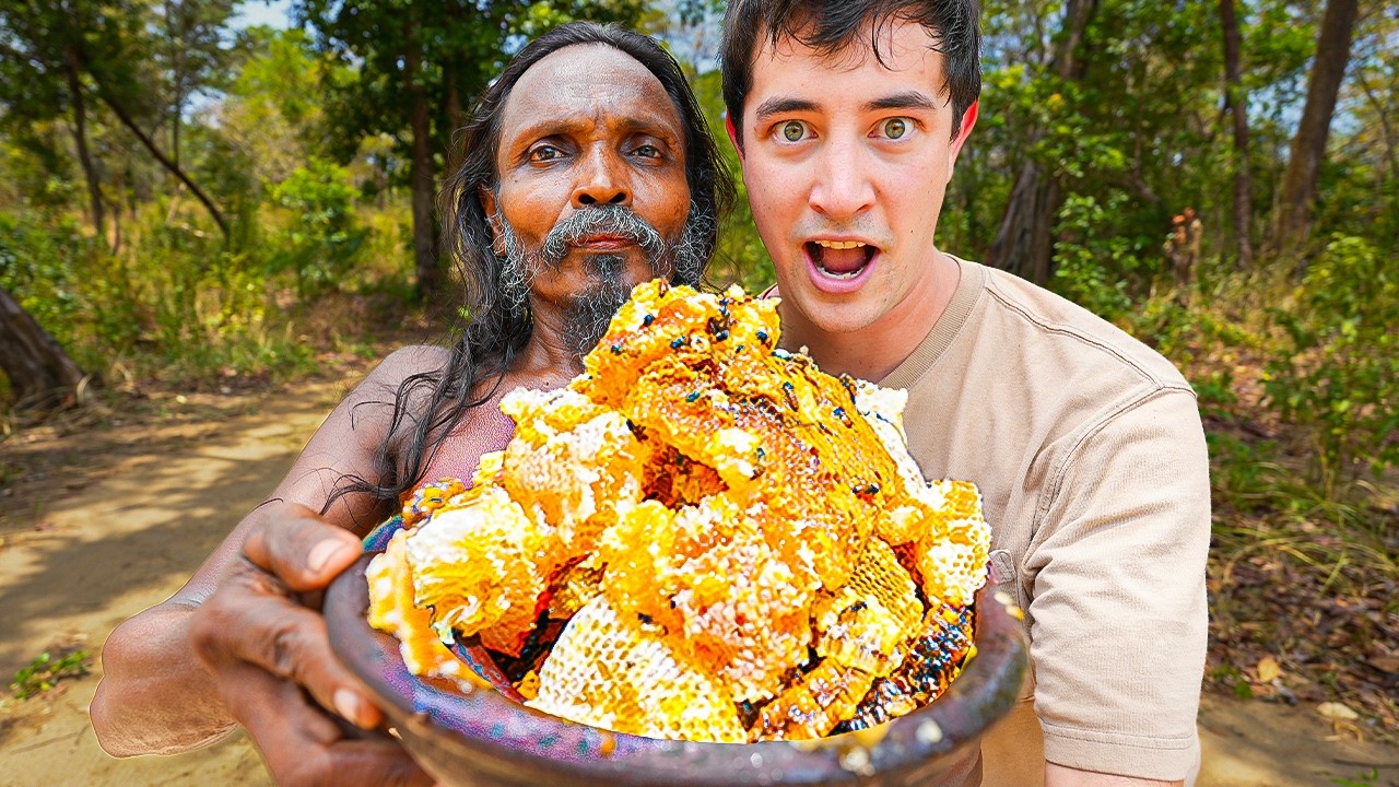Video thumbnail for 24 Hours With Sri Lanka’s Vedda People!! (Barehand Honey Harvest)