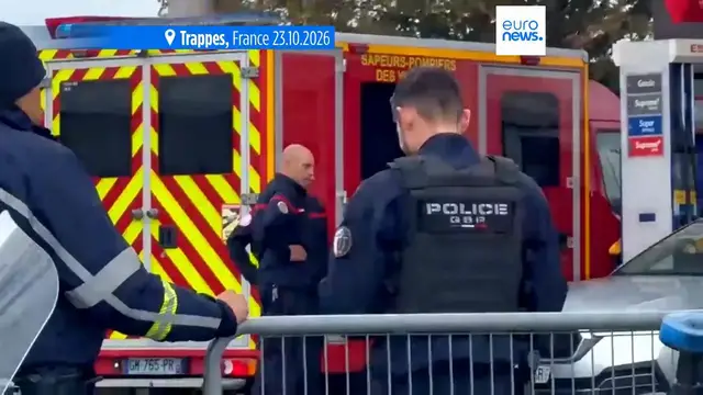 Video thumbnail for Suspect arrested after 1 killed and several injured in a shooting in Paris suburb
