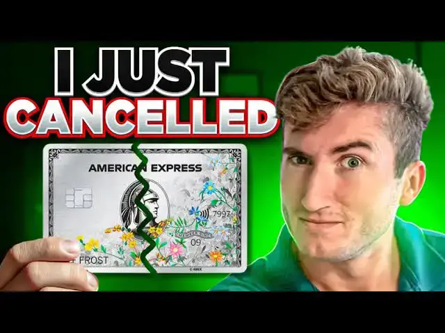 Video thumbnail for anthony venture: i cancelled my amex platinum card! here's why