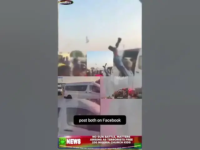 Video thumbnail for No Gun Battle, Matters Arising As Terrorists Free 230 Nigeria Church Kids