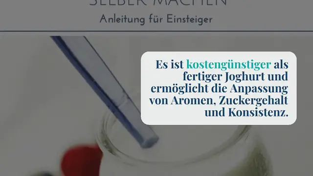 Video thumbnail for Joghurt selber machen – in 7 Schritten