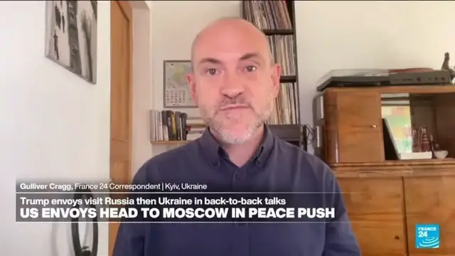 Video thumbnail for Witkoff and Kushner are in Moscow in a new push for peace between Russia and Ukraine