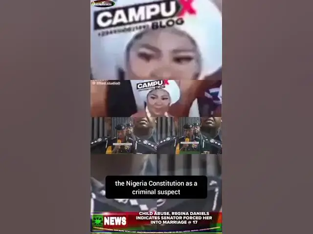 Video thumbnail for Child Abuse, Regina Daniels Indicates Senator Forced Her Into Marriage @ 17