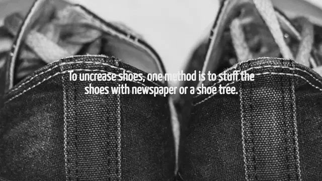 Video thumbnail for How To Uncrease Shoes