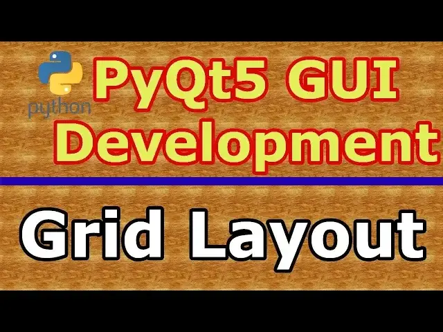 'Video thumbnail for PyQt5 Grid Layout (Python GUI Development)  #6'