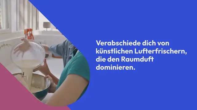 Video thumbnail for Natürlicher Lufterfrischer für angenehmen Raumduft