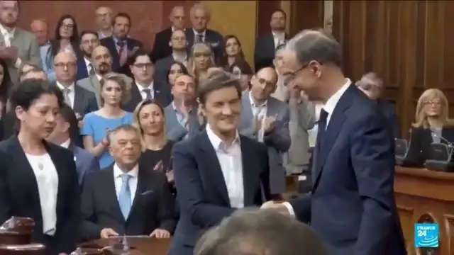 Video thumbnail for Serbia set to get new government amid protests