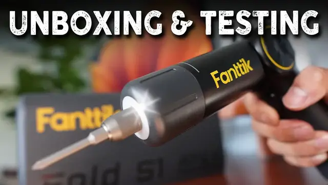 Video thumbnail for Testing Out the Fanttik Folding S1 Apex Cordless Screwdriver