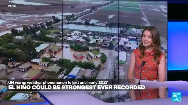 Video thumbnail for WMO chief says El Nino could be strongest in four decades