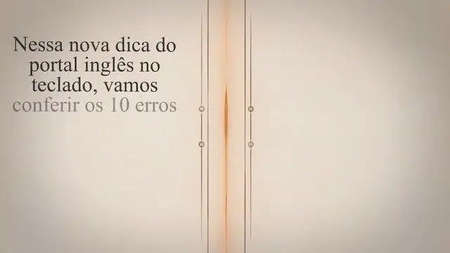 'Video thumbnail for Erros de Inglês Mais Comuns de Brasileiros'
