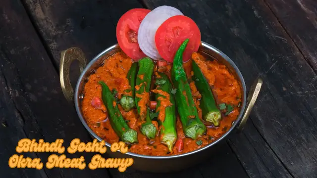 Video thumbnail for Bhindi Gosht or Okra Meat Curry Recipe