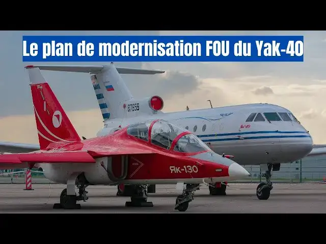 Video thumbnail for La Russie pourrait produire de nouveaux jets régionaux Yak-40 avec les moteurs AI-222-25 du Yak-130
