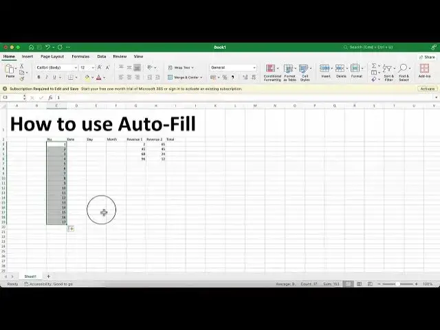 Video thumbnail for Excel 365: Hướng dẫn dùng Auto-Fill trong Excel: Siêu nhanh – Siêu tiện lợi!