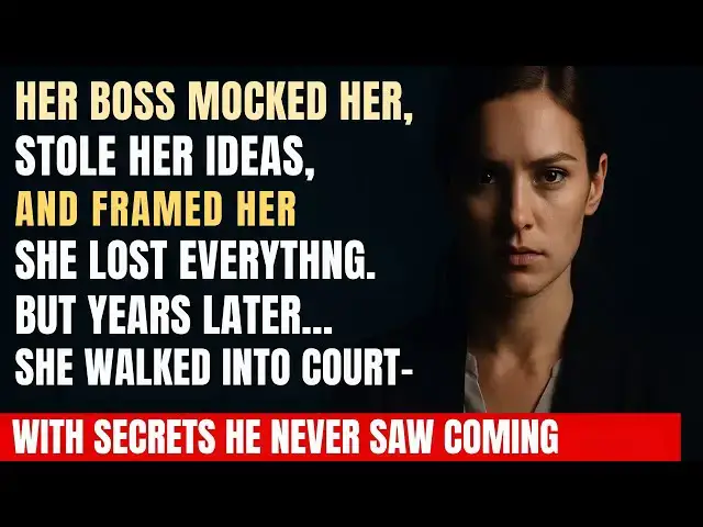 Video thumbnail for Everyone Thought She Was Broken… Until Her Revenge Shocked the Court