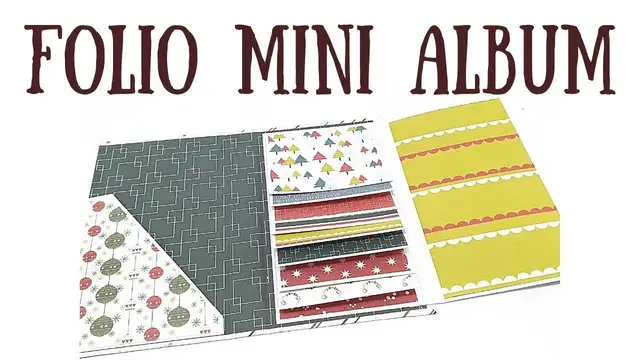 Video thumbnail for Christmas Folio Mini Album Tutorial - part 1