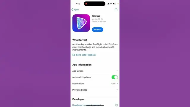Video thumbnail for How to remove an app from TestFlight?