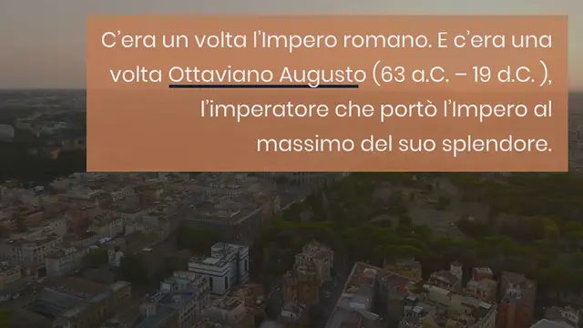 Video thumbnail for Ottaviano Augusto: breve biografia e imprese riassunte in 10 punti