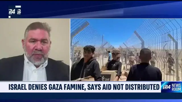 'Video thumbnail for Israel denies Gaza famine, says aid not distributed'