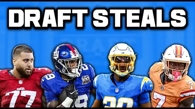 Video thumbnail for The Biggest Steals From The 2024 NFL Draft (So Far)
