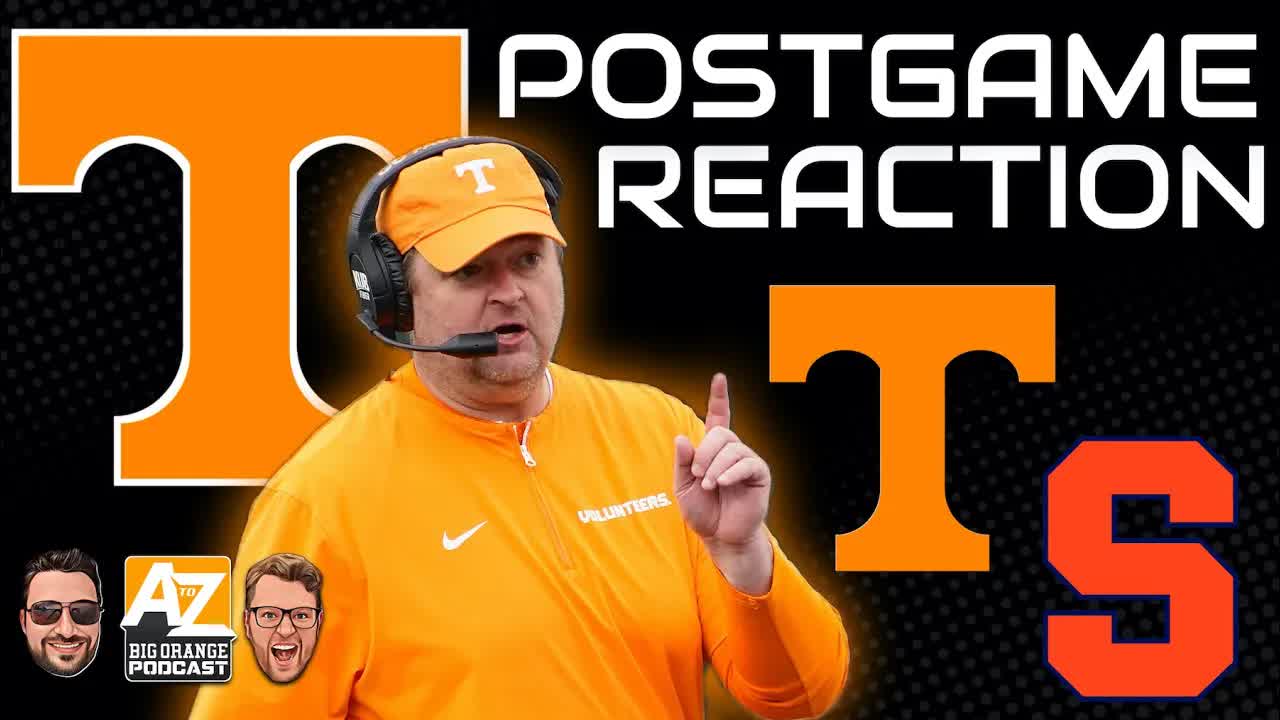 Video thumbnail for a to z sports - tennessee volunteers: breaking down tennessee's dominant win over syracuse: key plays, standout players,