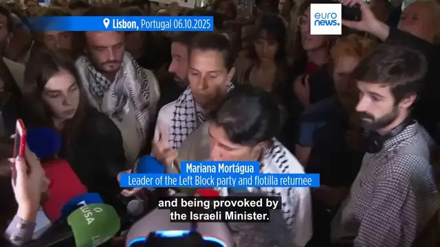 'Video thumbnail for Greta Thunberg among 171 flotilla activists deported from Israel after failed bid to reach Gaza'