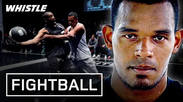 'Video thumbnail for NYC Streetball Legend Vs. TOP Brazilian Player | FIGHTBALL For $100,000! (Ep 6)'