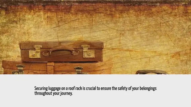 Video thumbnail for How To Secure Luggage On Roof Rack