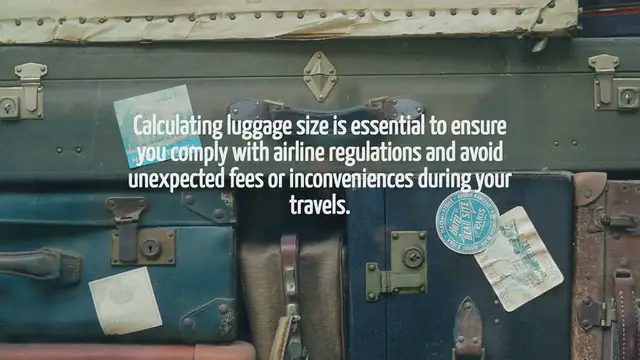 'Video thumbnail for How To Calculate Luggage Size'