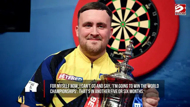 Video thumbnail for Luke Littler targets winning all eight ranking titles in 2026