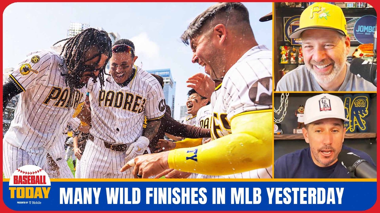 Video thumbnail for One of the craziest nights in MLB this season! | Baseball Today