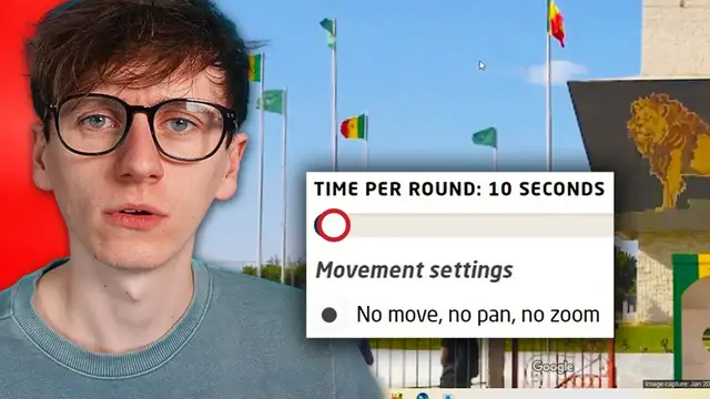 'Video thumbnail for I played Geoguessr's HARDEST Gamemode (No moving, 10 secs per round)'