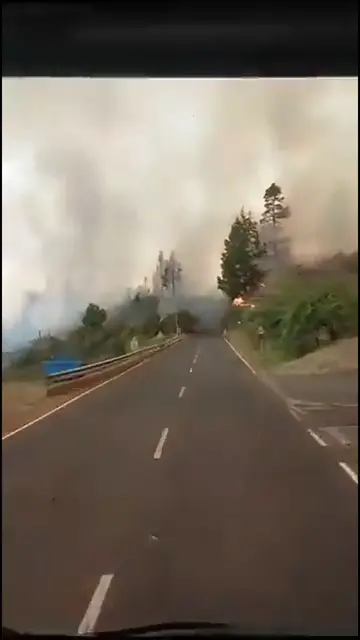 Video thumbnail for Feuer in Puntagorda - Waldbrand La Palma 2023