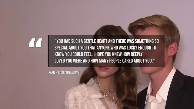 Video thumbnail for Paris Hilton pays tribute to 'beautiful soul' Presley Gerber.