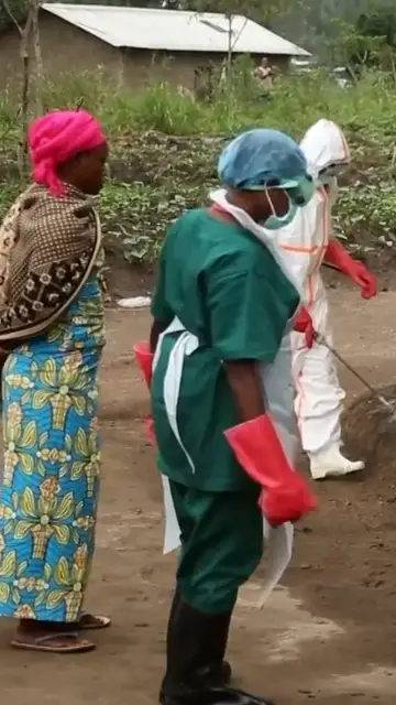 Video thumbnail for Ebola outbreak accelerates as healthcare workers strike over pay