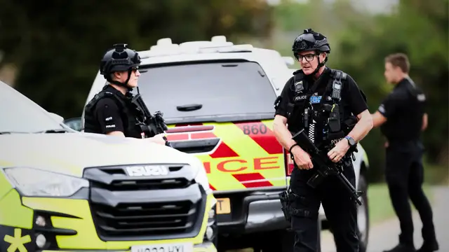 Video thumbnail for RAF Fairford security incident: Several men arrested under Explosive Offences Act