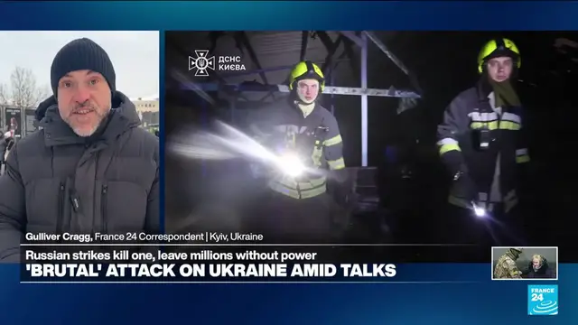 Video thumbnail for 'Brutal' attack on Ukraine amid talks