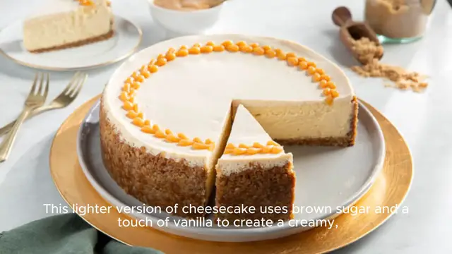Video thumbnail for Skinny Brown Sugar Vanilla Cheesecake