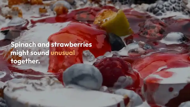 Video thumbnail for Spinach and Strawberry Benefits