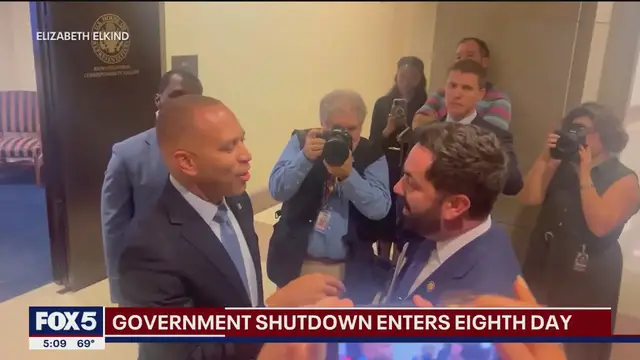 'Video thumbnail for NY lawmakers clash as government shutdown enters second week'