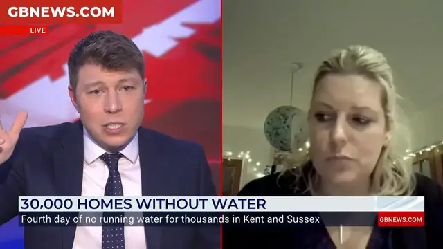 Video thumbnail for WATCH: Tory MP blasts 'shambolic' South East Water as thousands left without water for four days