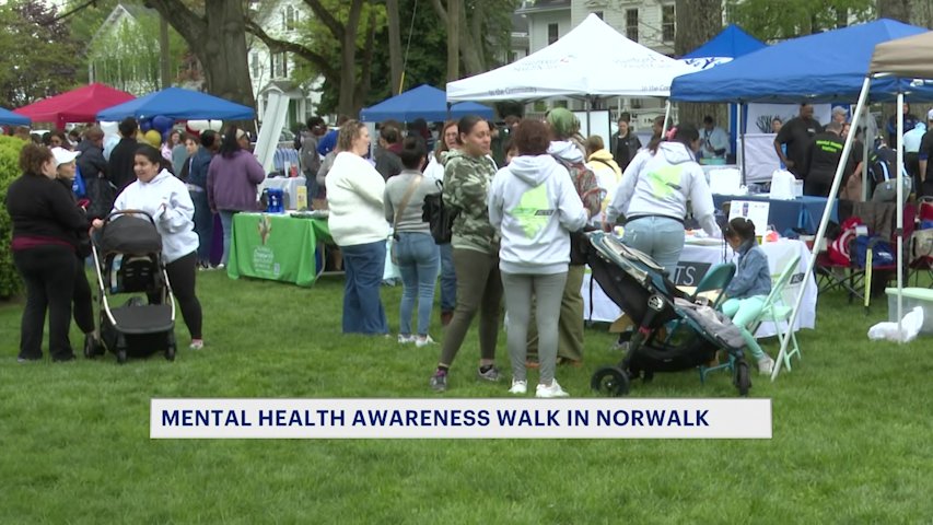 Video thumbnail for 5th annual NorWALK for Mental Health: Walk + Wellness Fair held in city's Town Green