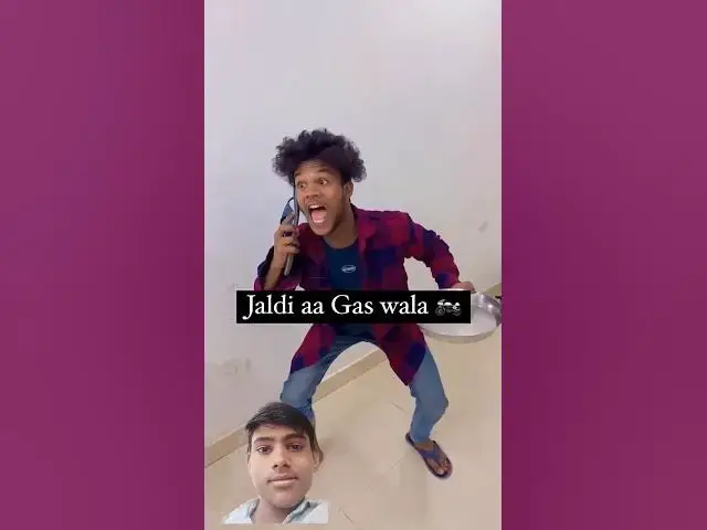 Video thumbnail for Jaldi aa gas wala #comedy #vikramcomedy #funny #fun #funnymemes #song #realfools #vikram #shorts