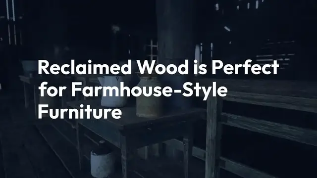 'Video thumbnail for Reclaimed Wood Farmhouse Ideas – Rustic Charm with Sustainable Style'