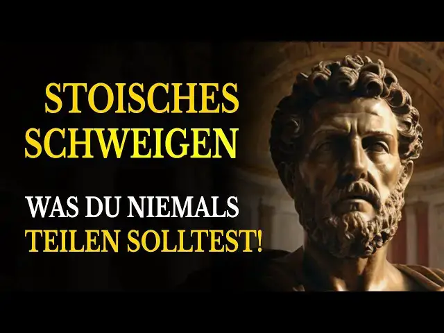 'Video thumbnail for Dinge, die du NIEMALS jemandem erzählen solltest! | Stoizismus & innere Ruhe'