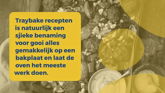 Video thumbnail for 5x Traybake recepten