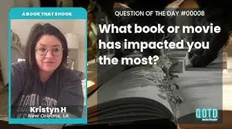 Video thumbnail for Kristyn says the Bible influences everyone's lives, believer or not. Astute point!