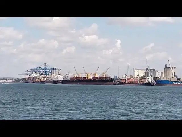 Video thumbnail for Harbour of Dar es salaam Tanzania